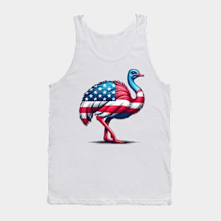 Patriotic ostrich Tank Top